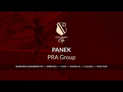 Skrót spotkania PANEK - PRA Group ( Legia Biznes Cup Jesień 2021 )