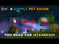 A Simple Guide To Pets In Wizard101