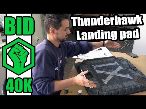 Thunderhawk landing pad from forgeworld