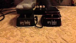 Video thumbnail for Vintage JEN Cry Baby wah vs. modern Slash SC-95 Cry Baby wah... by james Cooper