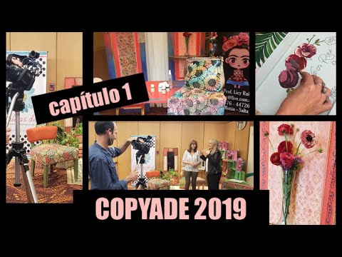 ManosalaObraTv 2019 Programa 85 - Copyade 2019 Capitulo 1 - Pintura Decorativa - Artesanias
