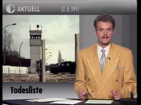 DFF Aktuell 31.08.1991 – Mehr Todesopfer durch DDR-Schießbefehl