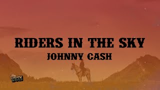 Johnny Cash - (Ghost) Riders In the Sky (Lyrics)