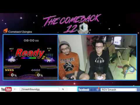 The Comeback 12 ssbm - Truth (Fox) vs Rick (Falco) - Winners Semis