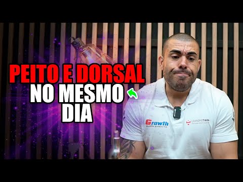 Back and chest training on the same day