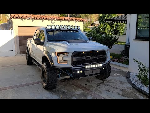 My 2017 Ford Raptor - Walk-around with KC Hilites On
