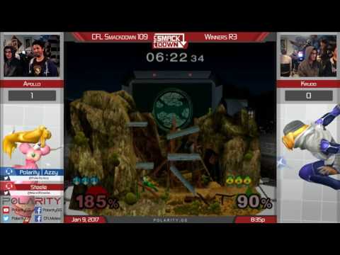 CFL Smackdown 109 Melee - Apollo (Peach) vs Krudo (Sheik) - Winners R3