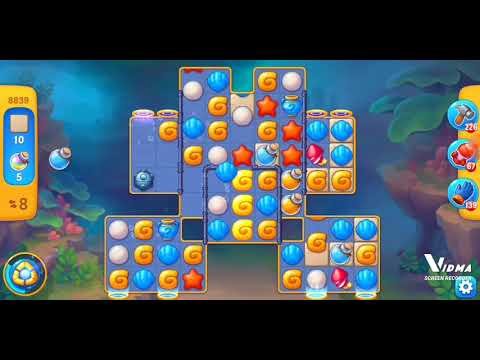 Fishdom. 8839 level no boosters and diamonds. 15 moves