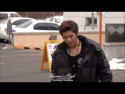 [Fancam] 121228 ZE:A Dongjun - 캐치미이프유캔 출근길
