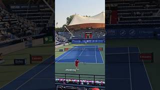 Alexander Bublik MONSTER SLAP Forehand in Dubai 2026! #tennis #atp