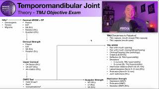 TMJ Objective Exam - Theory [Part 1]