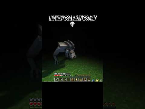 Minecraft From the Fog GOATMAN #minecraft #scary #gaming #herobrine #creepy #minecrafthorror #memes