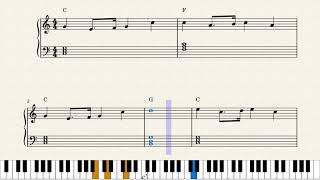 I Am Resolved (easy piano hymn tutorial)