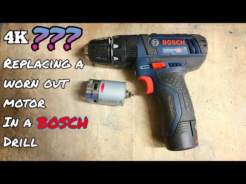 Do you see any difference with 4K??. Repairing a Bosch GSB 12v-15 drill with a faulty motor.