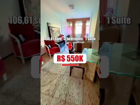 Apartamento à Venda no Meireles | 106,61 m² | 3 Quartos | R$ 550.000 - Vídeo