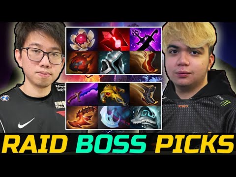FULL SLOT RAID BOSS CARRY PICKS - KUKU VS RAVEN DOTA 2