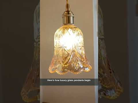 Blown Glass Pendant Lights Made for Global Wholesalers