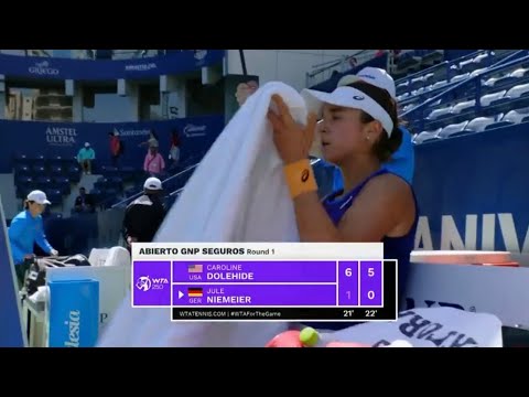 Jule Niemeier 🇩🇪 destroyed by Caroline Dolehide 🇺🇸 Live WTA Tennis Abierto GNP