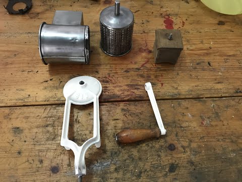 Vintage cheese grater restoration