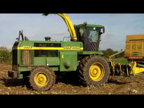 Mais hakselen met loonbedrijf Van Mulders