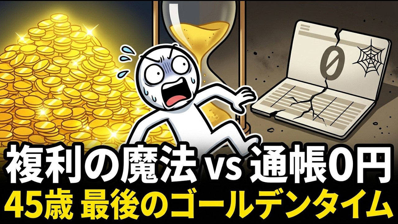 「もう遅い」という言葉に騙されないでください。45歳が20代よりも有利な理由 | 複利の罠