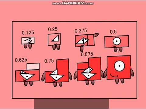 Number block band eighths