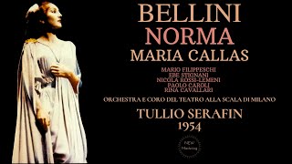Bellini - Norma Opera / Casta Diva (Maria Callas - recording of the Century : Tullio Serafin 1954)