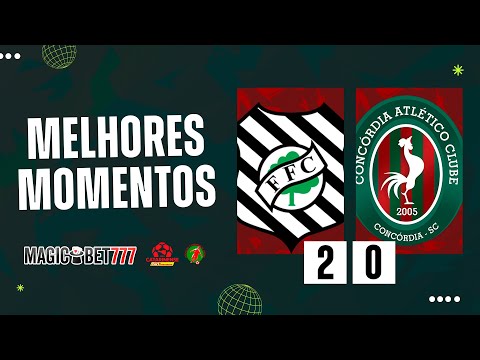 Gols e lances de Figueirense x Concórdia