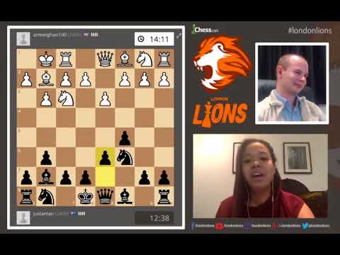 PRO Chess League 2017: Peter Lalic and WIM Sabrina Chevannes commentates