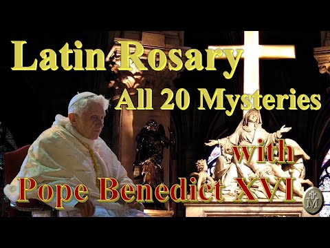 Latin Rosary with Pope Benedict all 20 mysteries