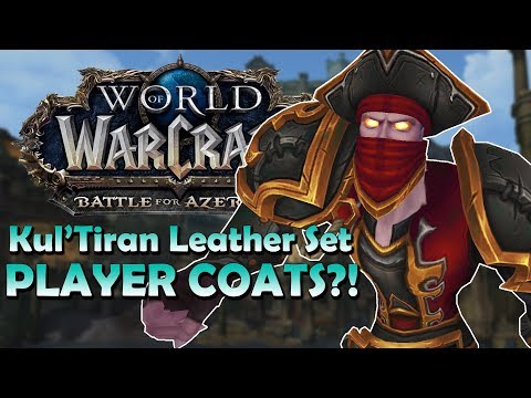 Kul’Tiran Leather Dungeon Set! Are Player Coats Coming?! - In Game Preview | World of Warcraft