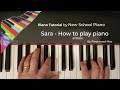 Sara - Fleetwood Mac - How to Play piano - NewSchoolPiano