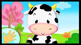 La comptinette de la vache - Petites comptines à gestes pour bébés - Titounis