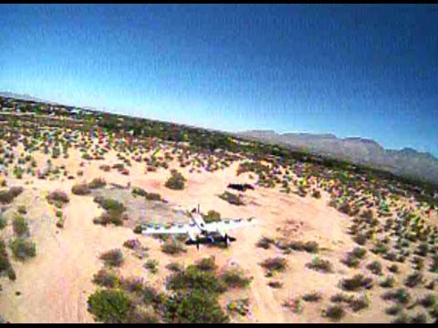 Flying the fixed wing FPV track