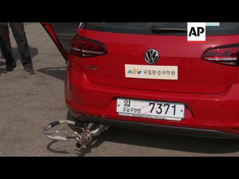 South Korean authorities conduct tests on Volkswagen
