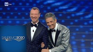 Sanremo 2020 - Fiorello e il monologo sull&#39;età che avanza