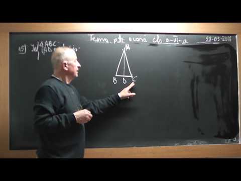 3/4 1711 Clasa 6 - Concurenta linii importante triunghi Centru cerc Inscrs Circumscris Ortocentru