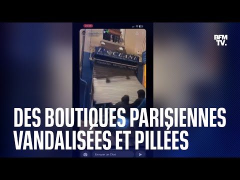 Trois jours après la mort de Nahel, Paris a été le théâtre de vandalismes et de pillages