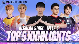 TOP 5 | Wild Rift League-Asia 2 | Week 6