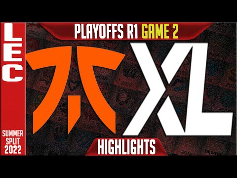 FNC vs XL Highlights Game 2 | Playoffs Lower Round 1 LEC Summer 2022 | Fnatic vs Excel G2