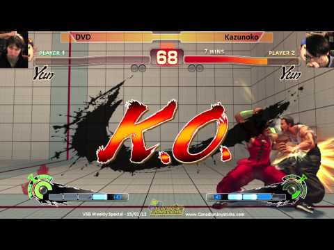 VSB Weekly Special - USF4 Casuals - WhiteGun vs Kazunoko