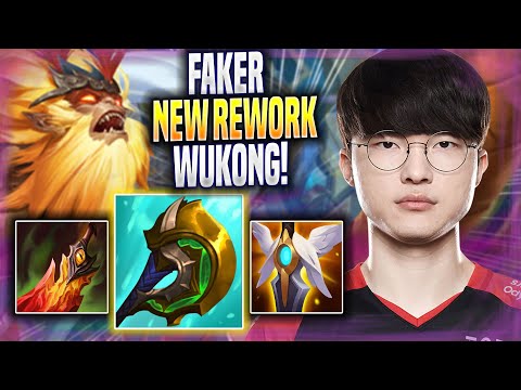 FAKER TRIES WUKONG WITH NEW REWORK! - T1 Faker Plays Wukong JUNGLE vs Viego! | Season 2022