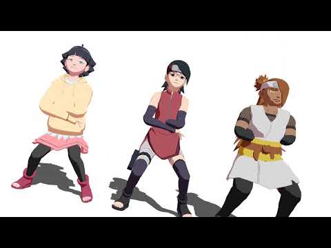 【MMD】HELLOVINUS HIMAWARI*SARADA*CHOCHO