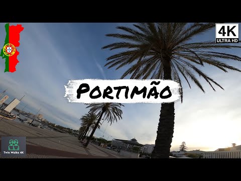 🇵🇹 PORTIMÃO | PORTUGAL | 4K | A walking tour through the sunny Algarve