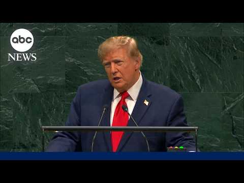 FULL SPEECH: Trump addresses United Nations General Assembly