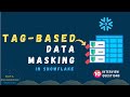 Tag Based Dynamic Data Masking In Snowflake Part 03