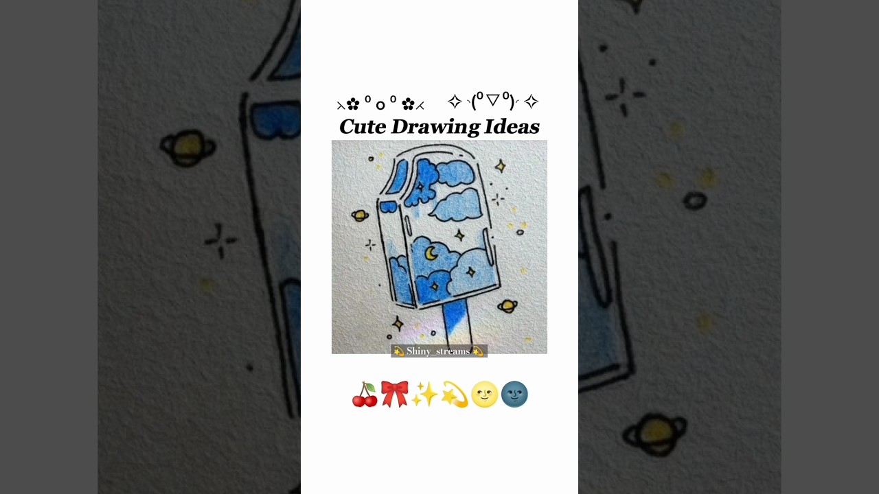 Cute Drawing Ideas #aesthetic #fypシ #viralvideo #cute #drawingideas