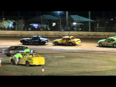 Modified Production - Heat 11 - Aussie Open - Maryborough Speedway - 29.12.12