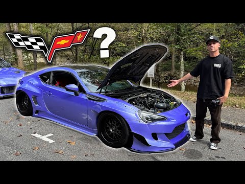 Scion FRS with a V8 LS Swap... Perfection!