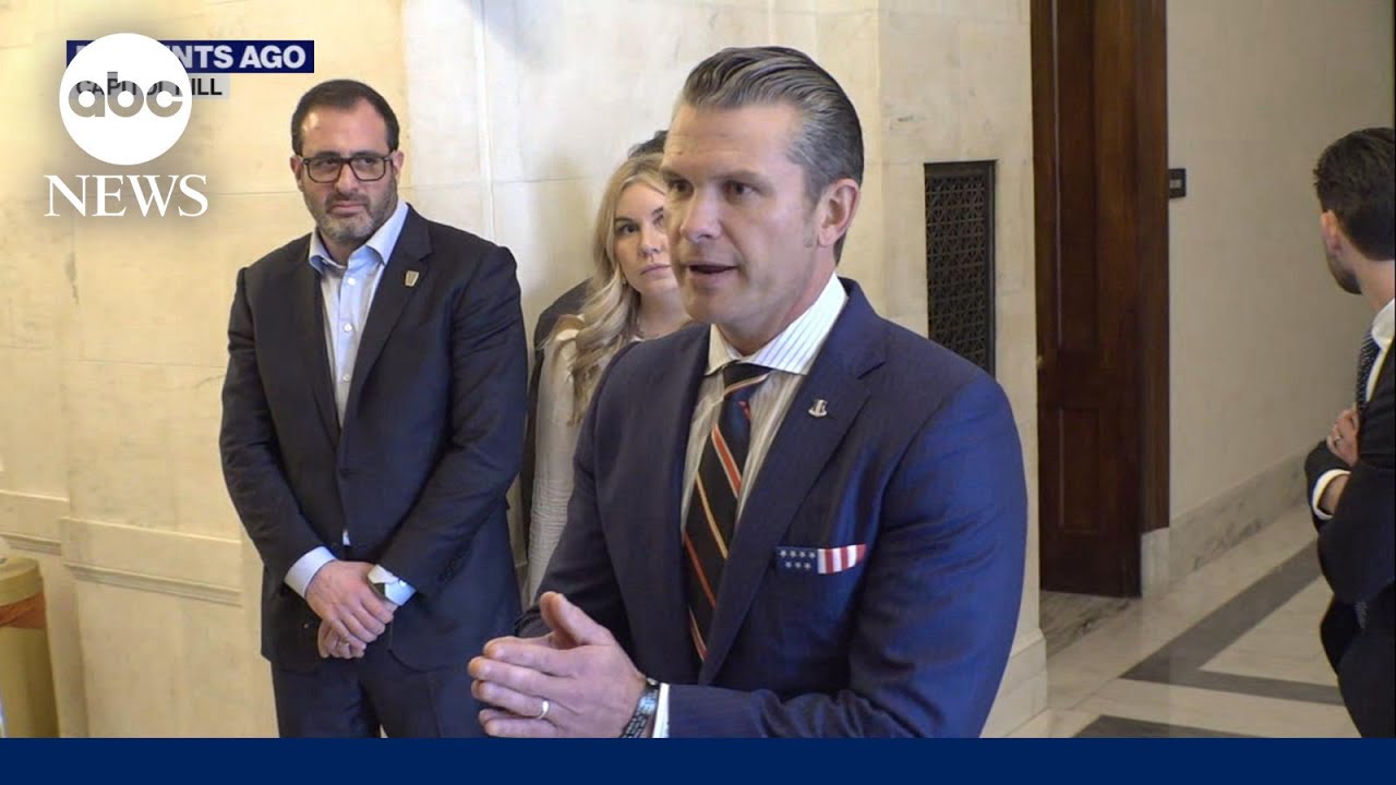 Hegseth meets with GOP senators to fight for nomination